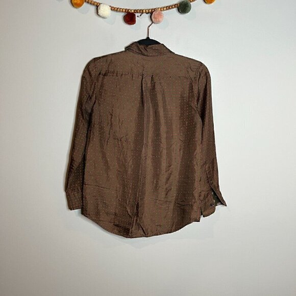 Banana Republic silk patterned button down shirt - Picture 4 of 4